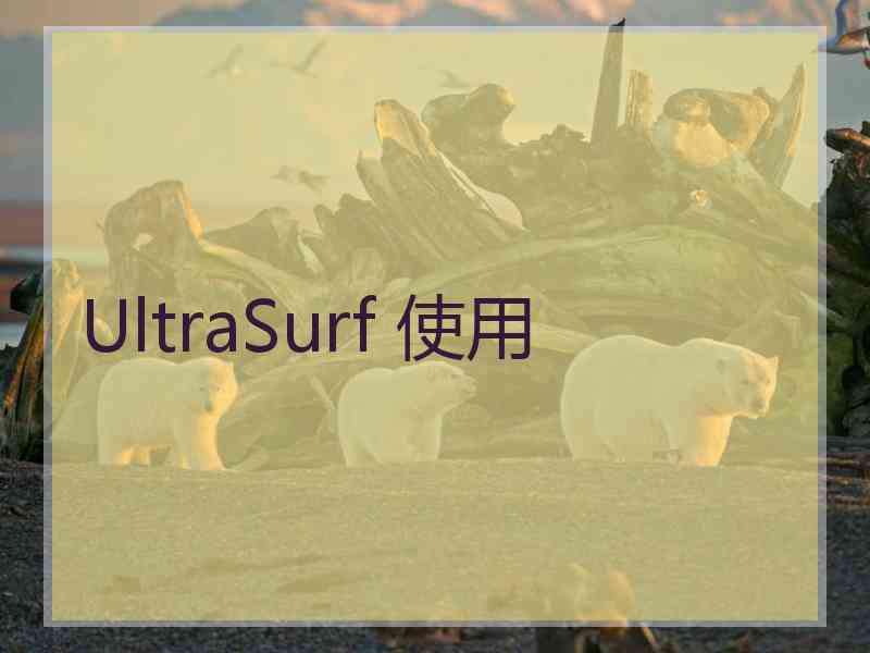 UltraSurf 使用
