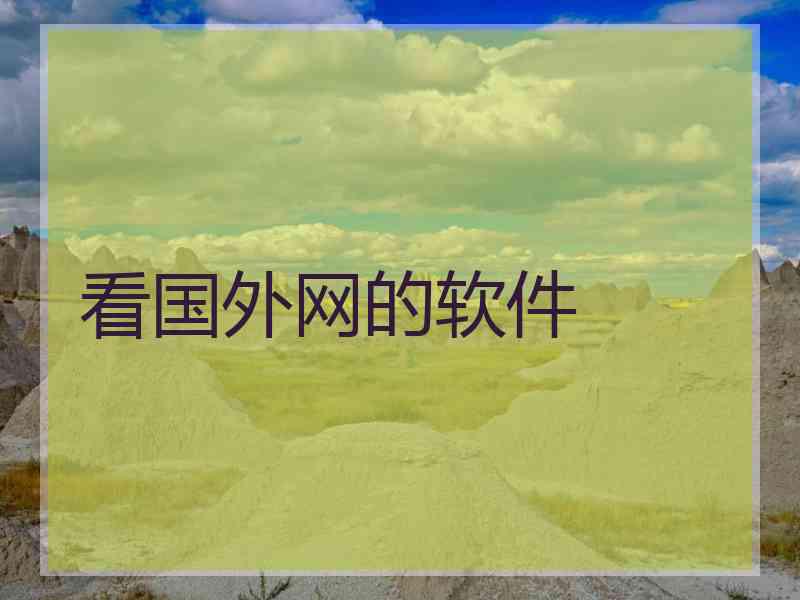 看国外网的软件