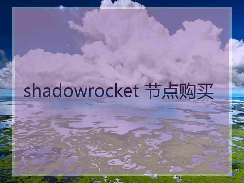 shadowrocket 节点购买