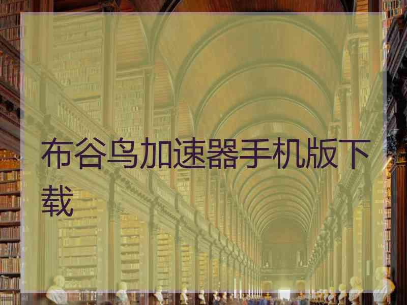 布谷鸟加速器手机版下载