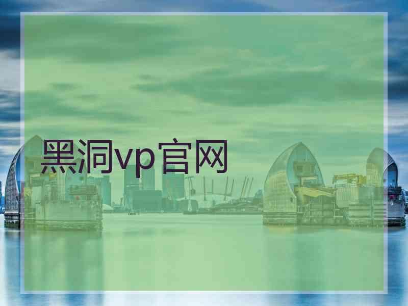 黑洞vp官网