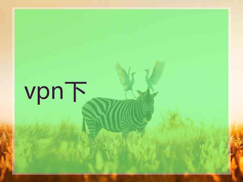 vpn下
