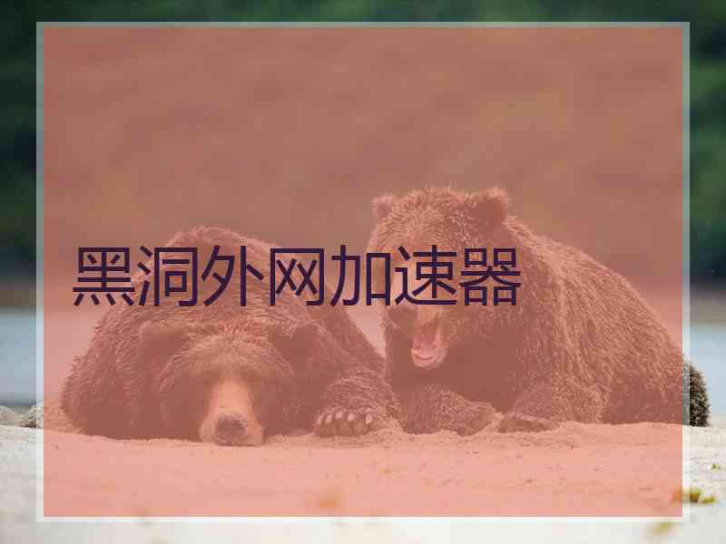 黑洞外网加速器