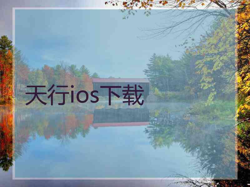 天行ios下载