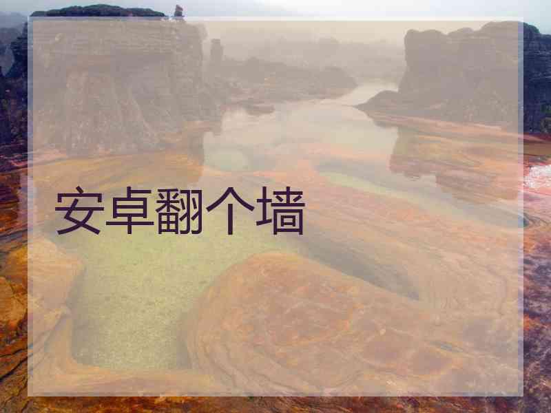 安卓翻个墙