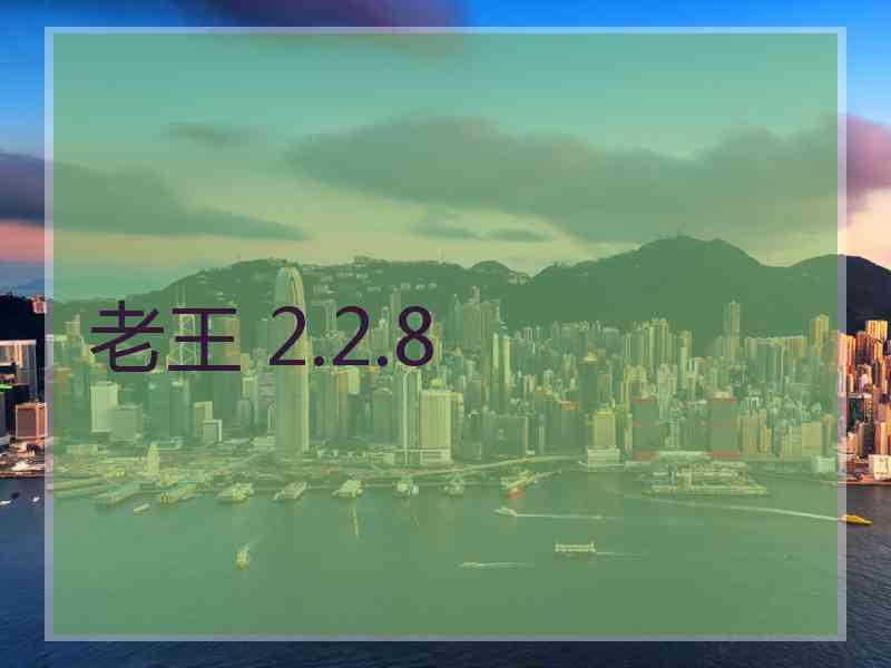 老王 2.2.8