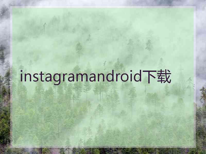 instagramandroid下载