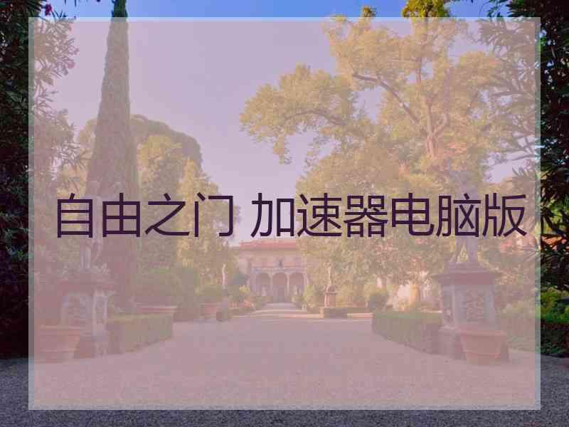 自由之门 加速器电脑版