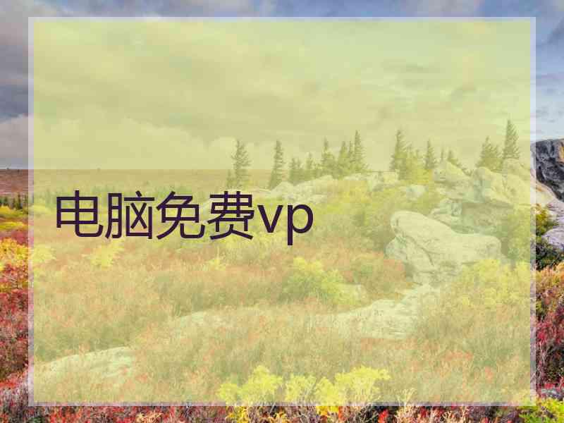 电脑免费vp