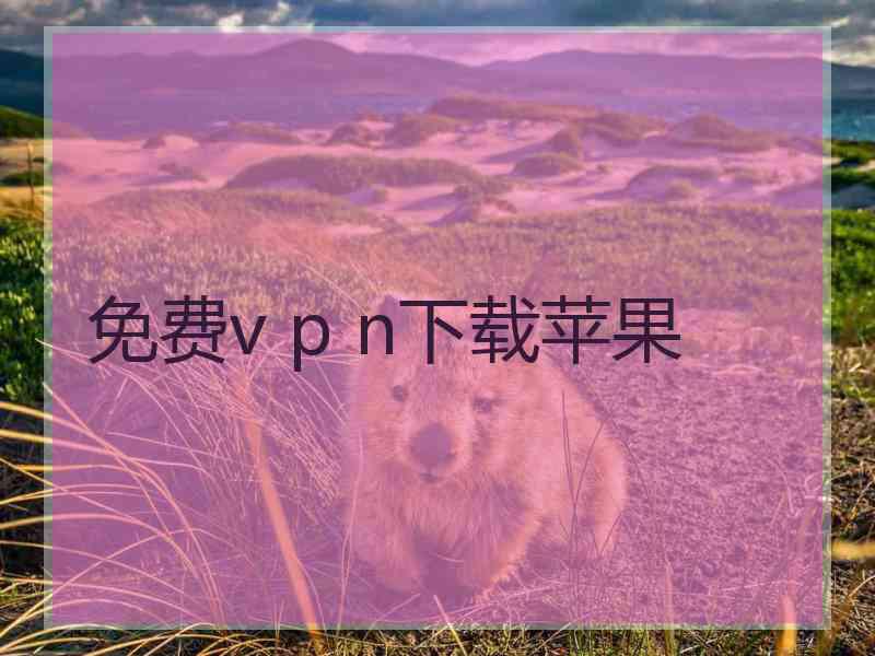 免费v p n下载苹果