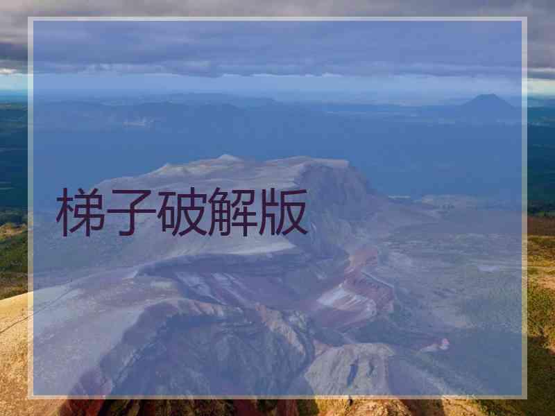 梯子破解版