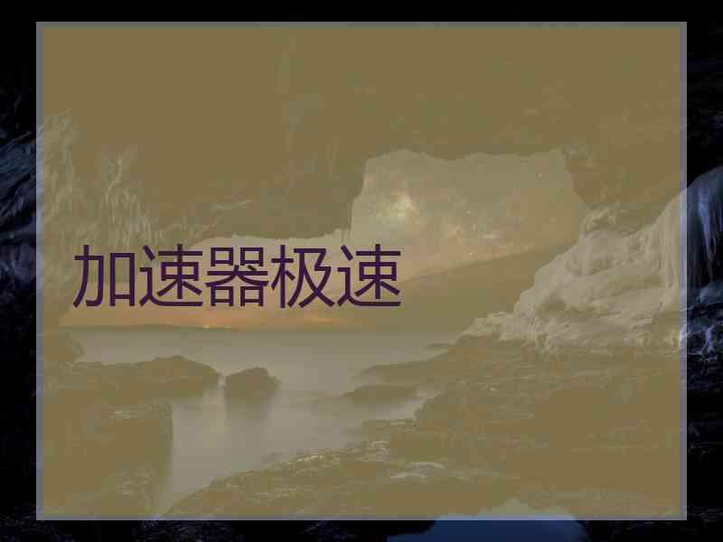 加速器极速