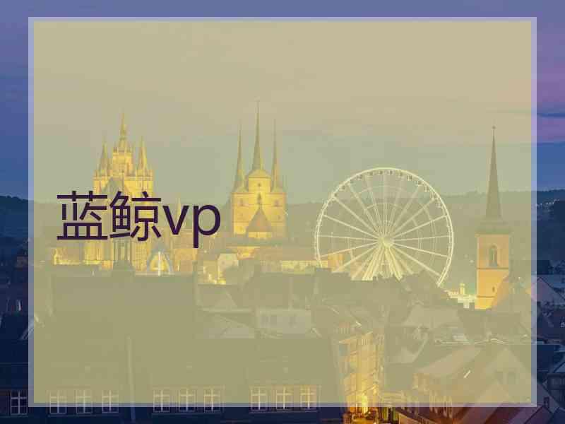 蓝鲸vp