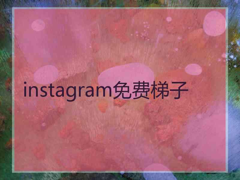 instagram免费梯子