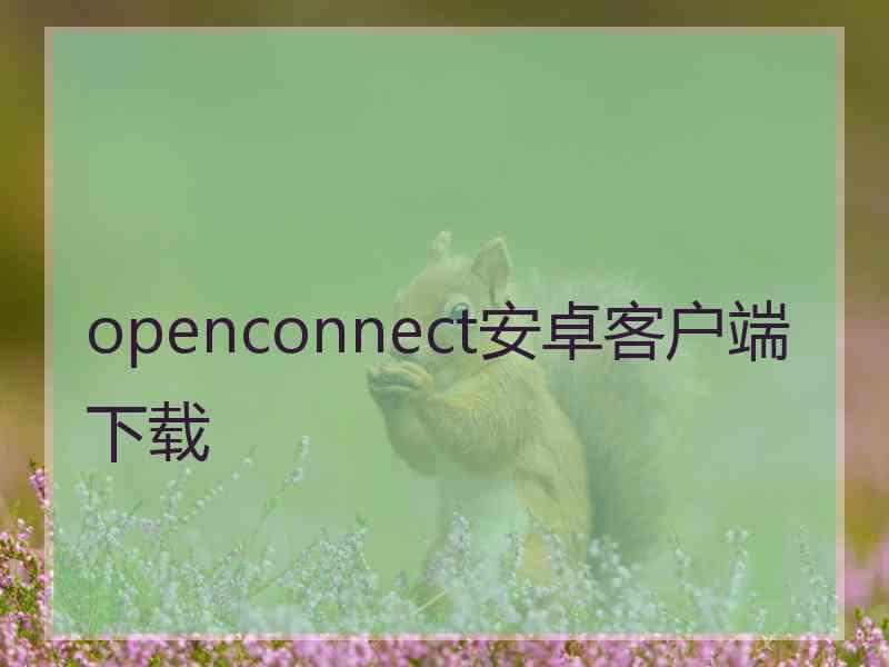 openconnect安卓客户端下载