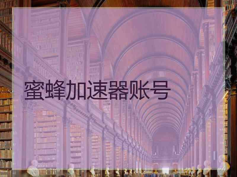 蜜蜂加速器账号