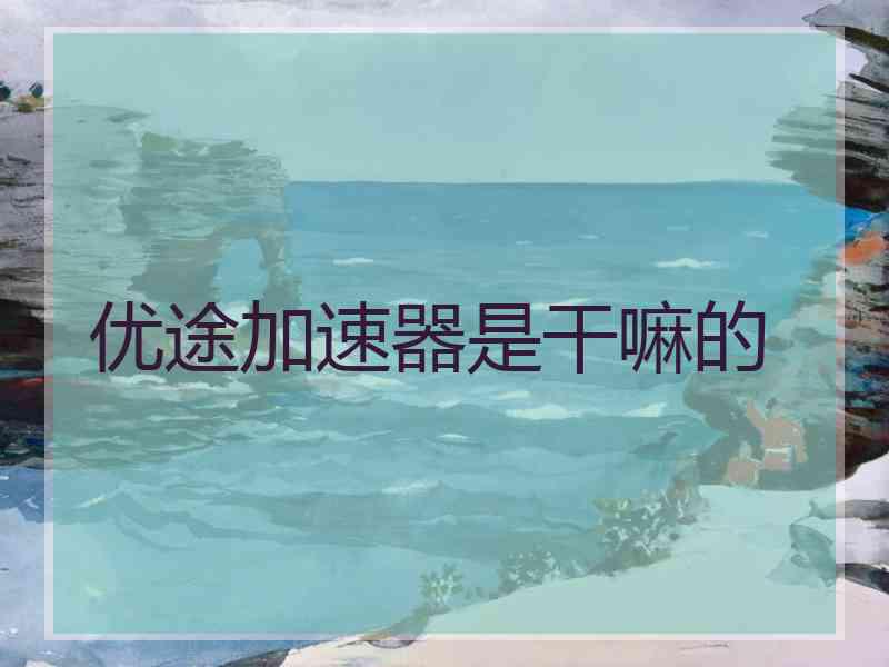 优途加速器是干嘛的