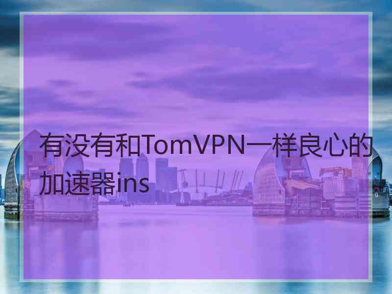 有没有和TomVPN一样良心的加速器ins