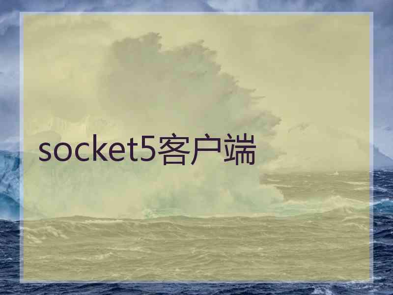 socket5客户端