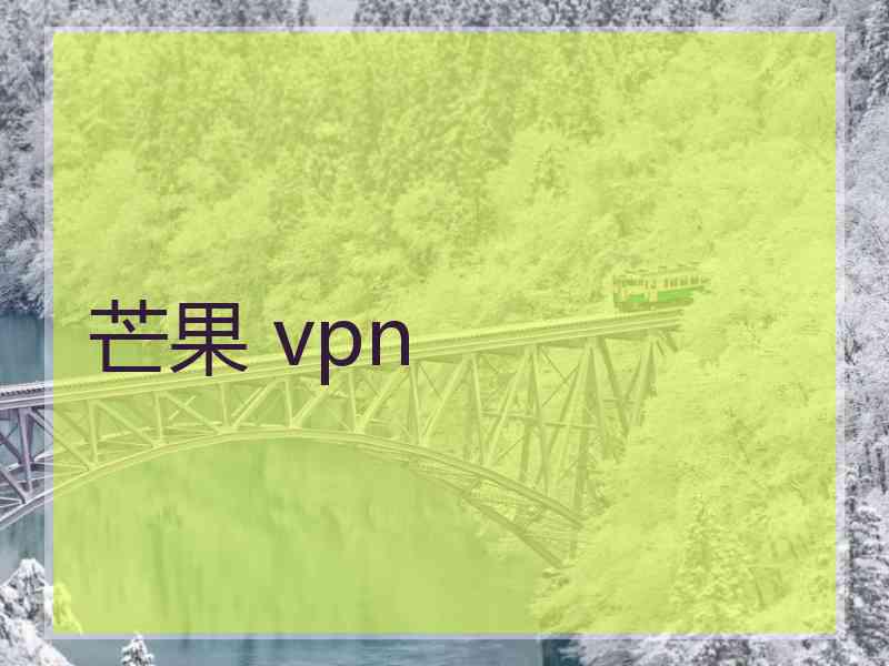 芒果 vpn