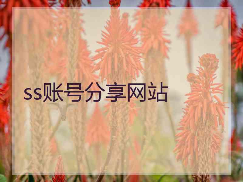 ss账号分享网站