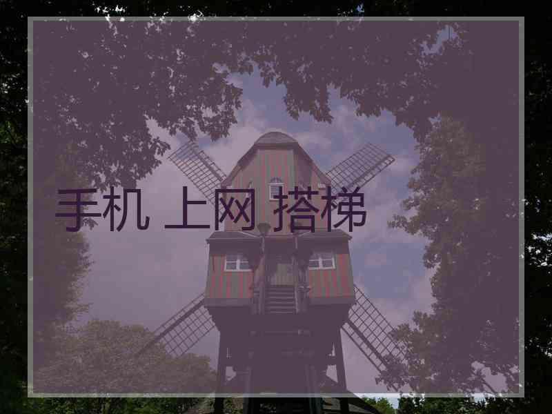 手机 上网 搭梯