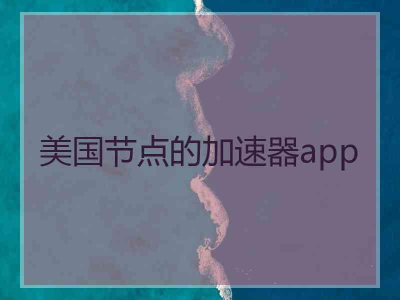 美国节点的加速器app
