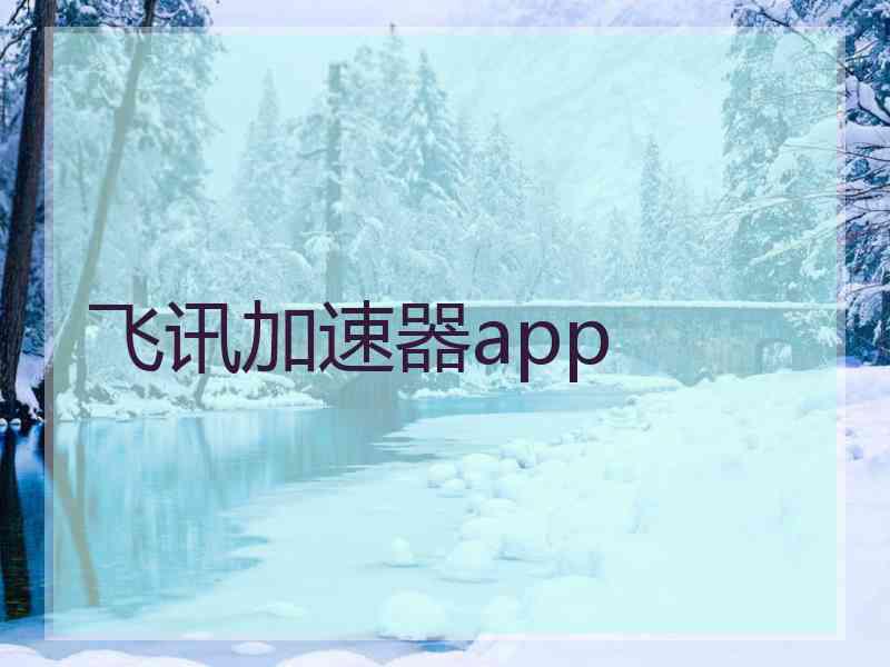 飞讯加速器app