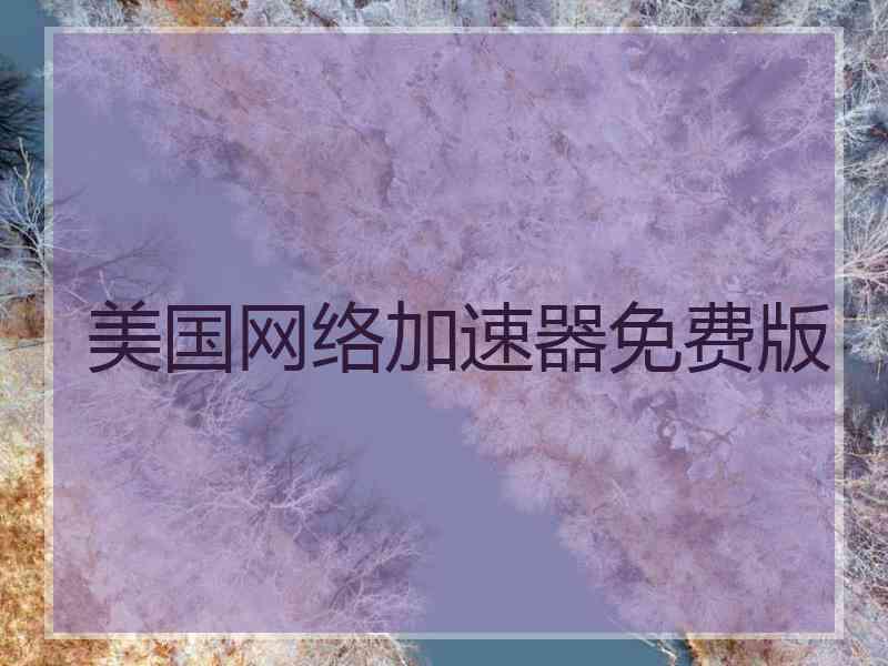 美国网络加速器免费版