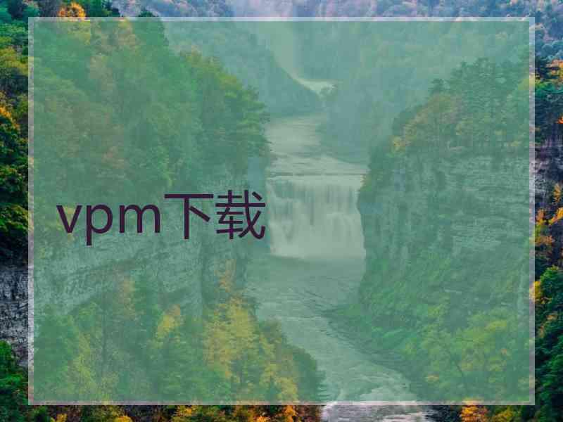 vpm下载