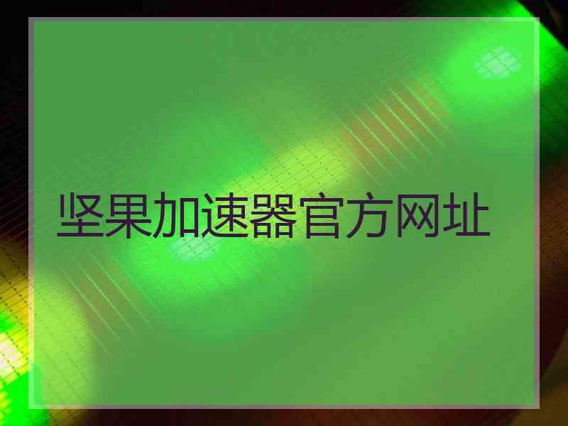 坚果加速器官方网址