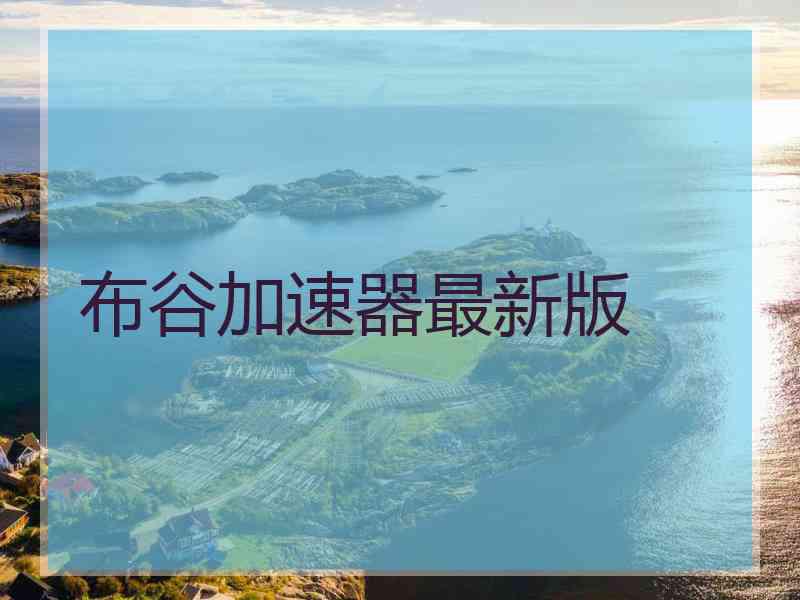 布谷加速器最新版