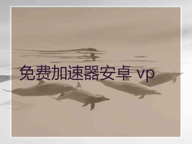 免费加速器安卓 vp