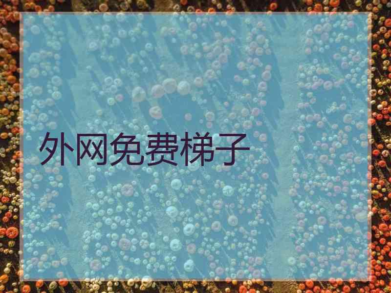 外网免费梯子