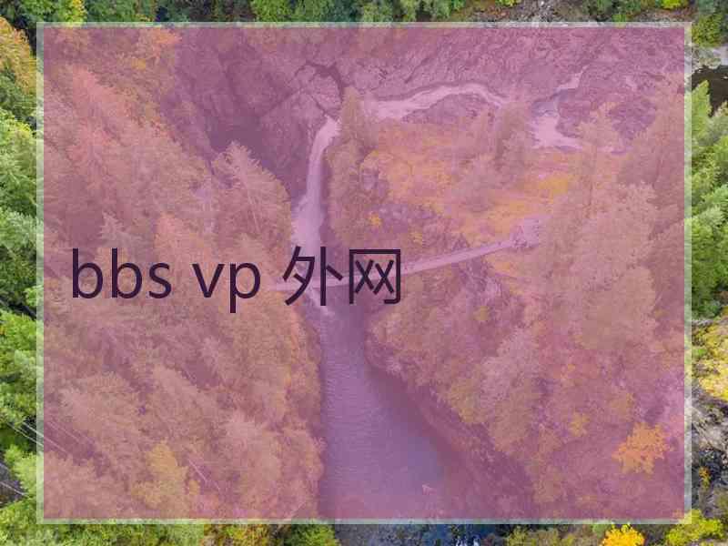 bbs vp 外网