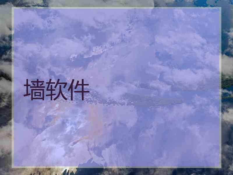 墙软件
