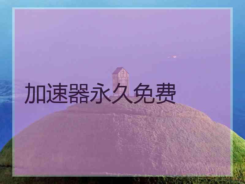 加速器永久免费