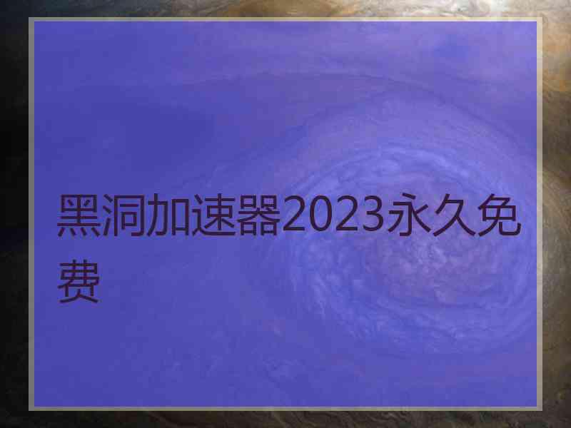 黑洞加速器2023永久免费