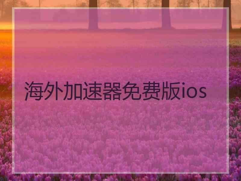 海外加速器免费版ios
